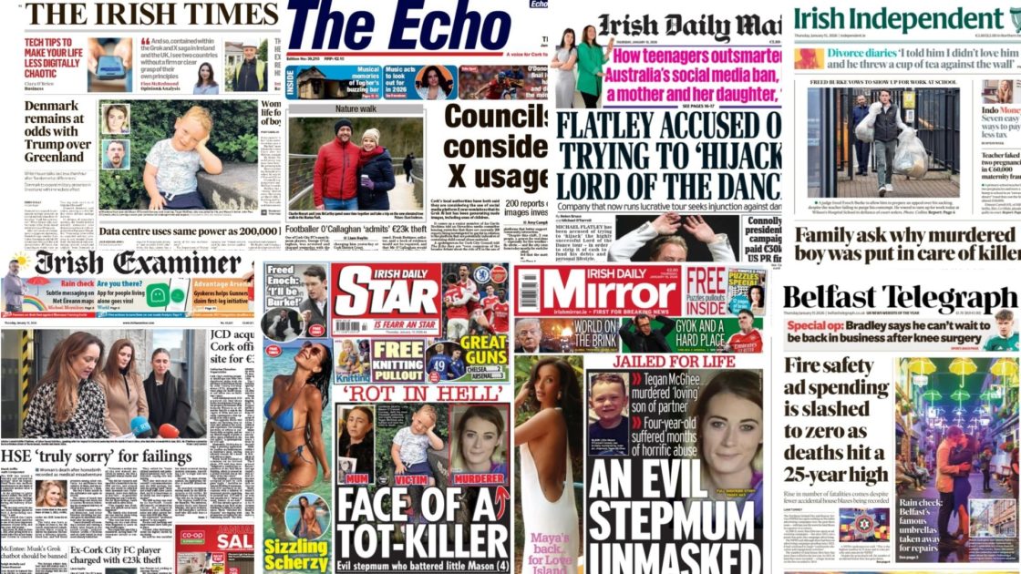 Today's Front Pages