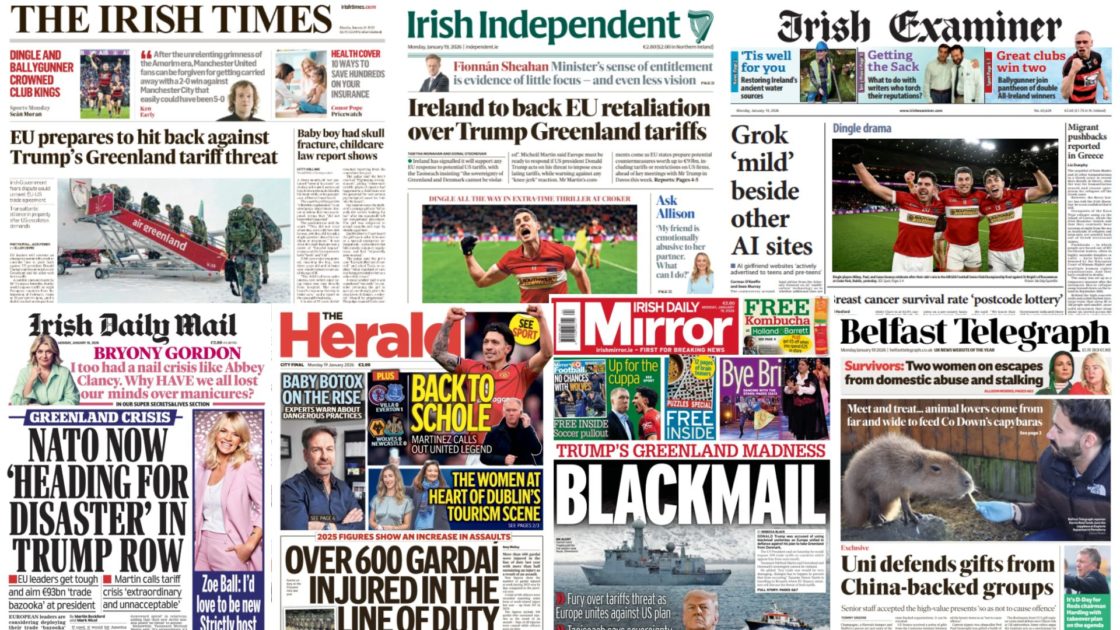 Newspaper Front Pages