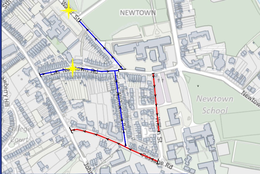 Waterford city one-way system