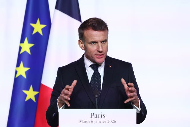 French President Emmanuel Macron