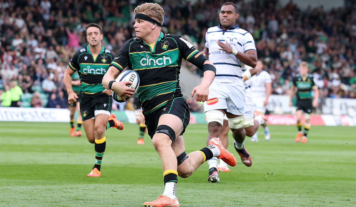 Henry Pollock in action for Northampton. Pic: David Rogers/Getty Images